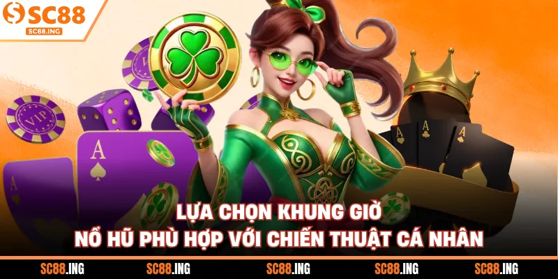 Lựa chọn khung giờ nổ hũ phù hợp với chiến thuật cá nhân
